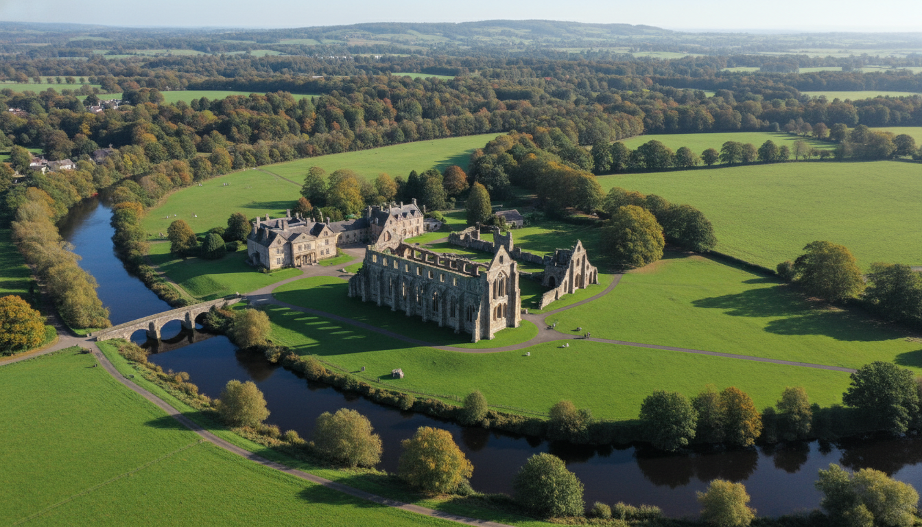 Architectural design in Bolton Abbey