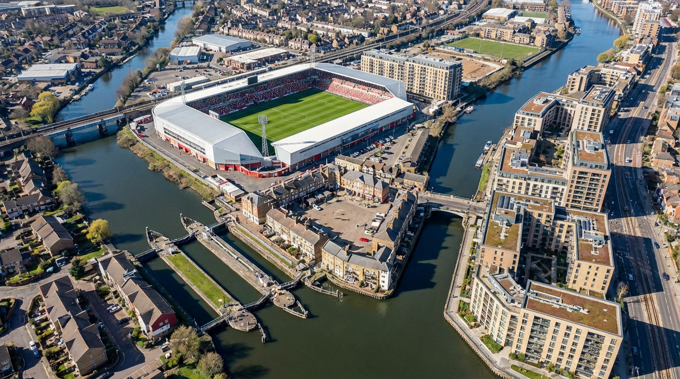 Architectural design in Brentford