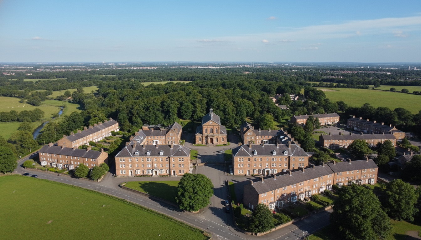 Architectural design in Fulneck