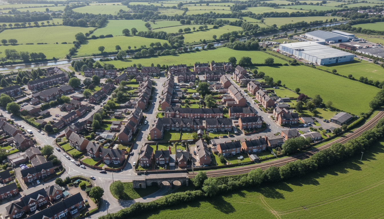 Architectural design in Glazebury