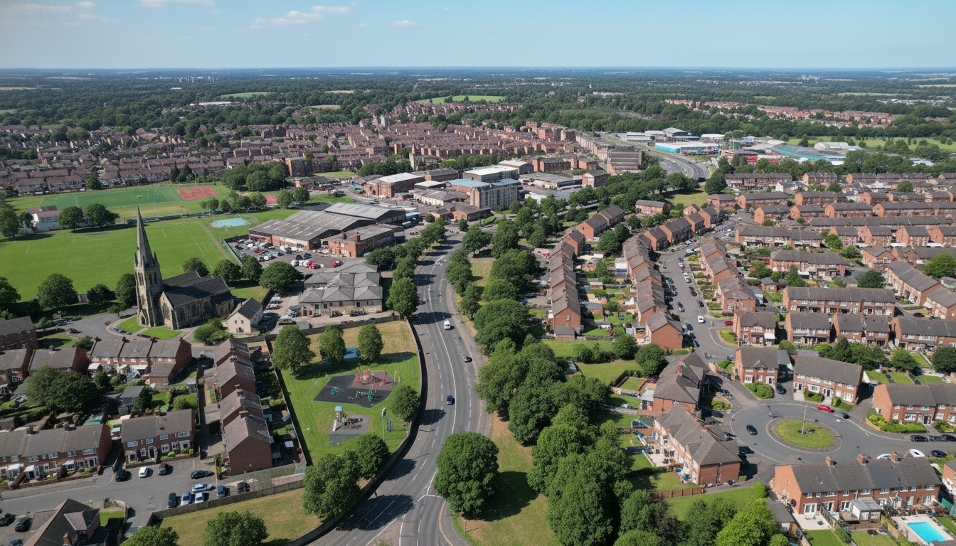 Architectural design in Hanging Heaton