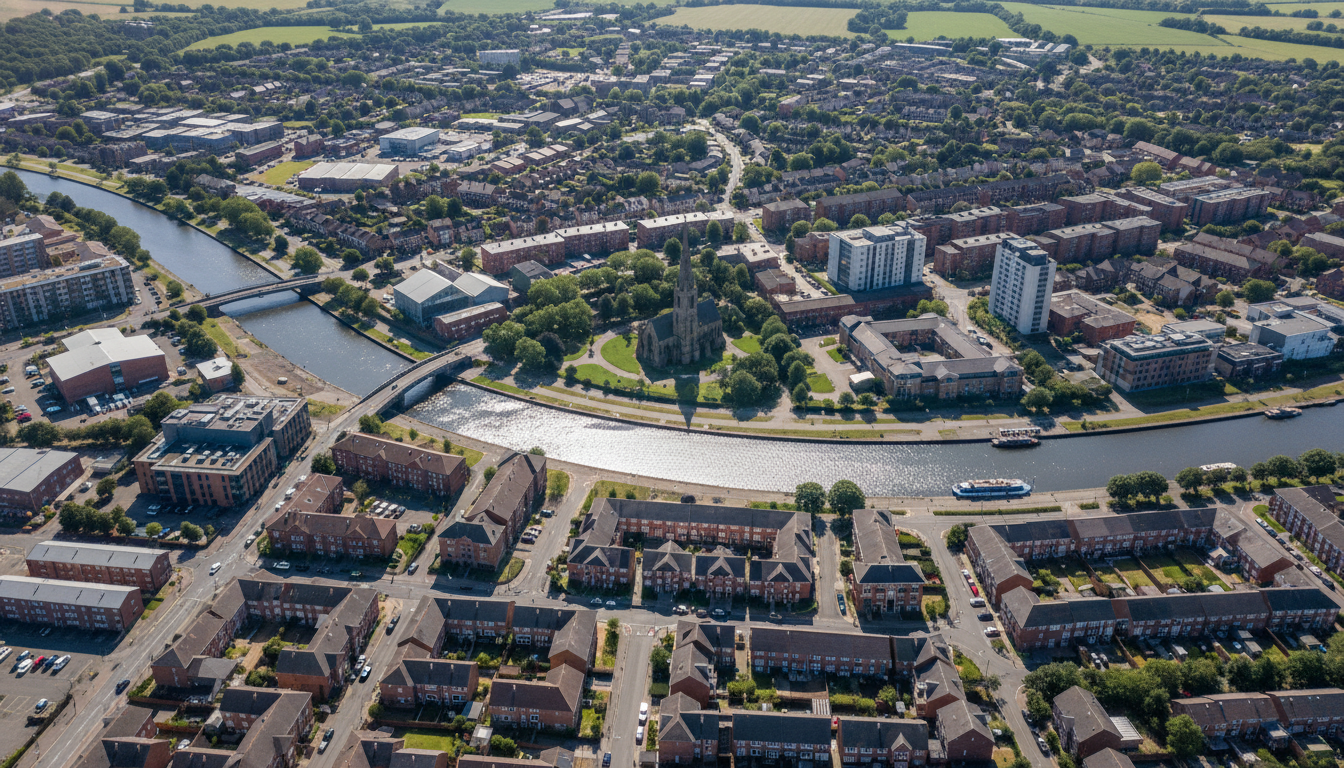 Architectural design in Irlam