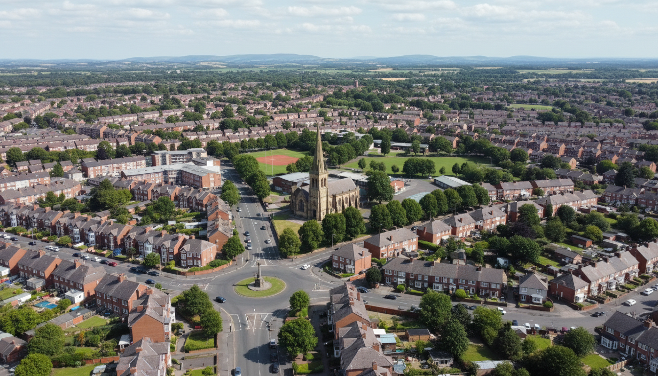 Architectural design in Irlams o' th' Height