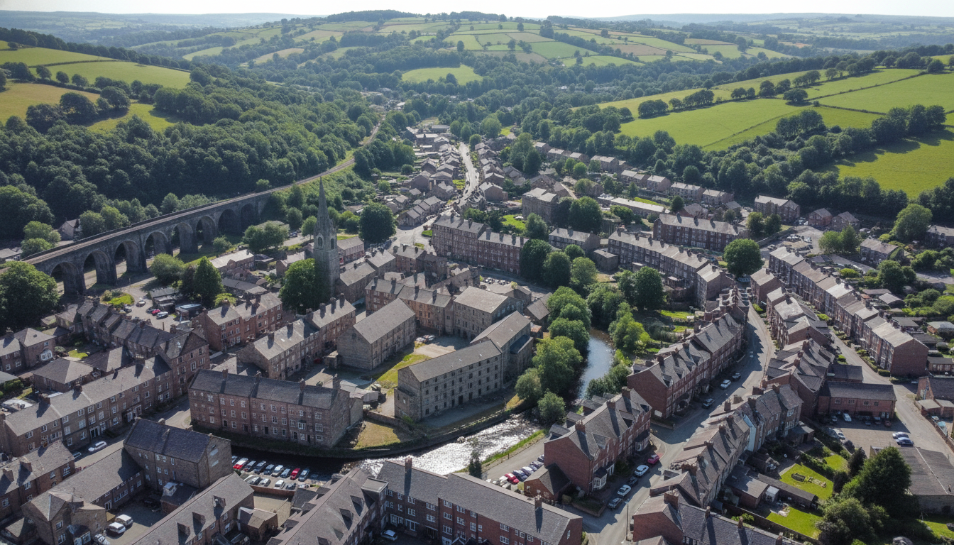 Architectural design in Irwell Vale