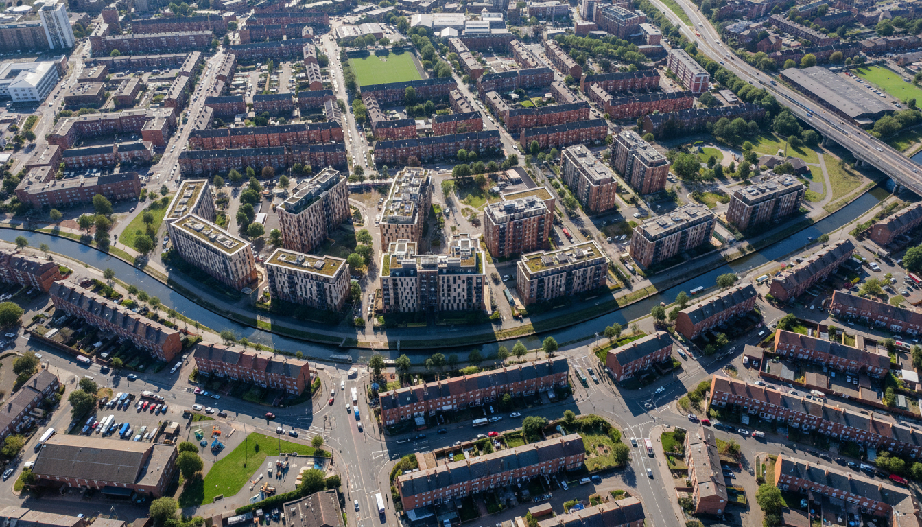 Architectural design in Miles Platting