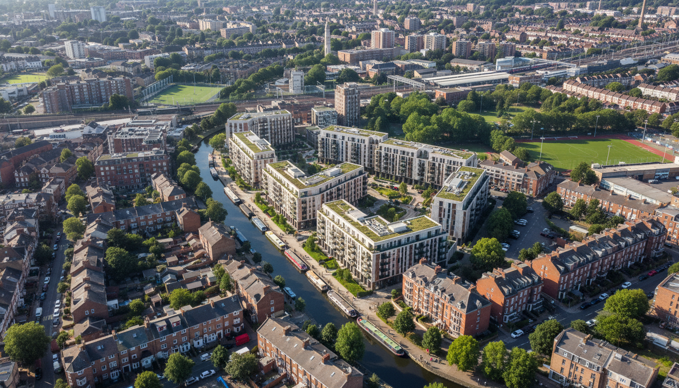 Architectural design in Southall