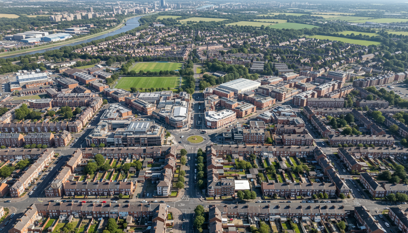 Architectural design in Urmston